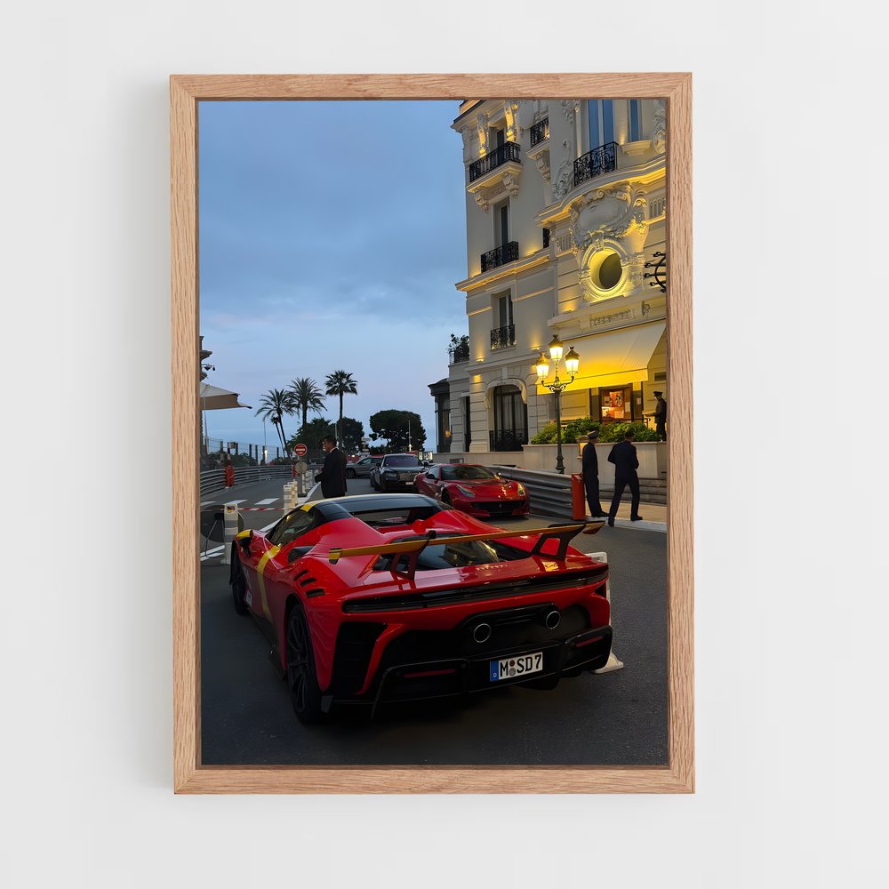 Poster Stradale Chaque – affiche Ferrari (vue 4)